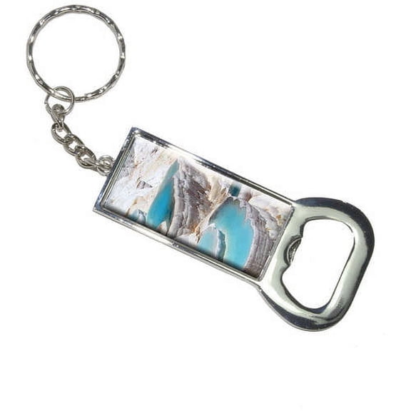 Turkey Turkish Pamukkale Hot Springs Terrace Pools Keychain Bottle Bottlecap Opener