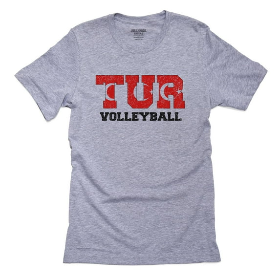 Turkey Volleyball - Olympic Games - Rio - Flag Men's Grey T-Shirt