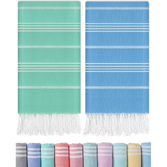 Turkish Beach Towel Oversized Cotton Sand Free Quick Dry Pool Swim Towel Packable Foldable Extra Large Xl Big Beach Towel Adult Vacation Travel Essentials Cruise Accessories Must Haves Clearance
