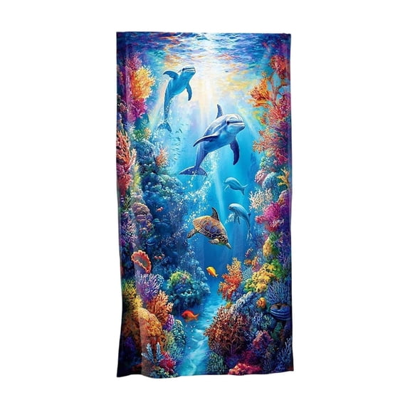 Turkish Beach Towel and Beach Towels - Soft Absorbent Towels Perfect for Sunbathing for Poolside Use