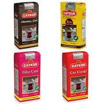 Turkish Black Tea Quartet by Caykur - Filiz Caycicegi Altinbas Rize, 500g each