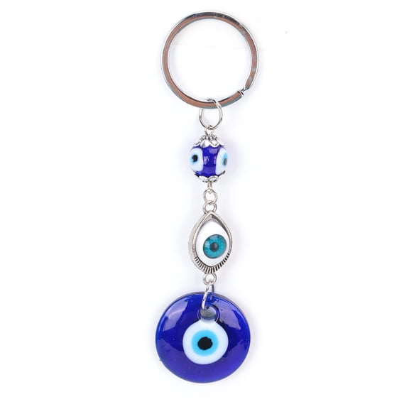 Turkish Blue Eyes Keychain, Beautiful Elegant Ornaments for Bag Decoration, with Positive Energy and Good Luck