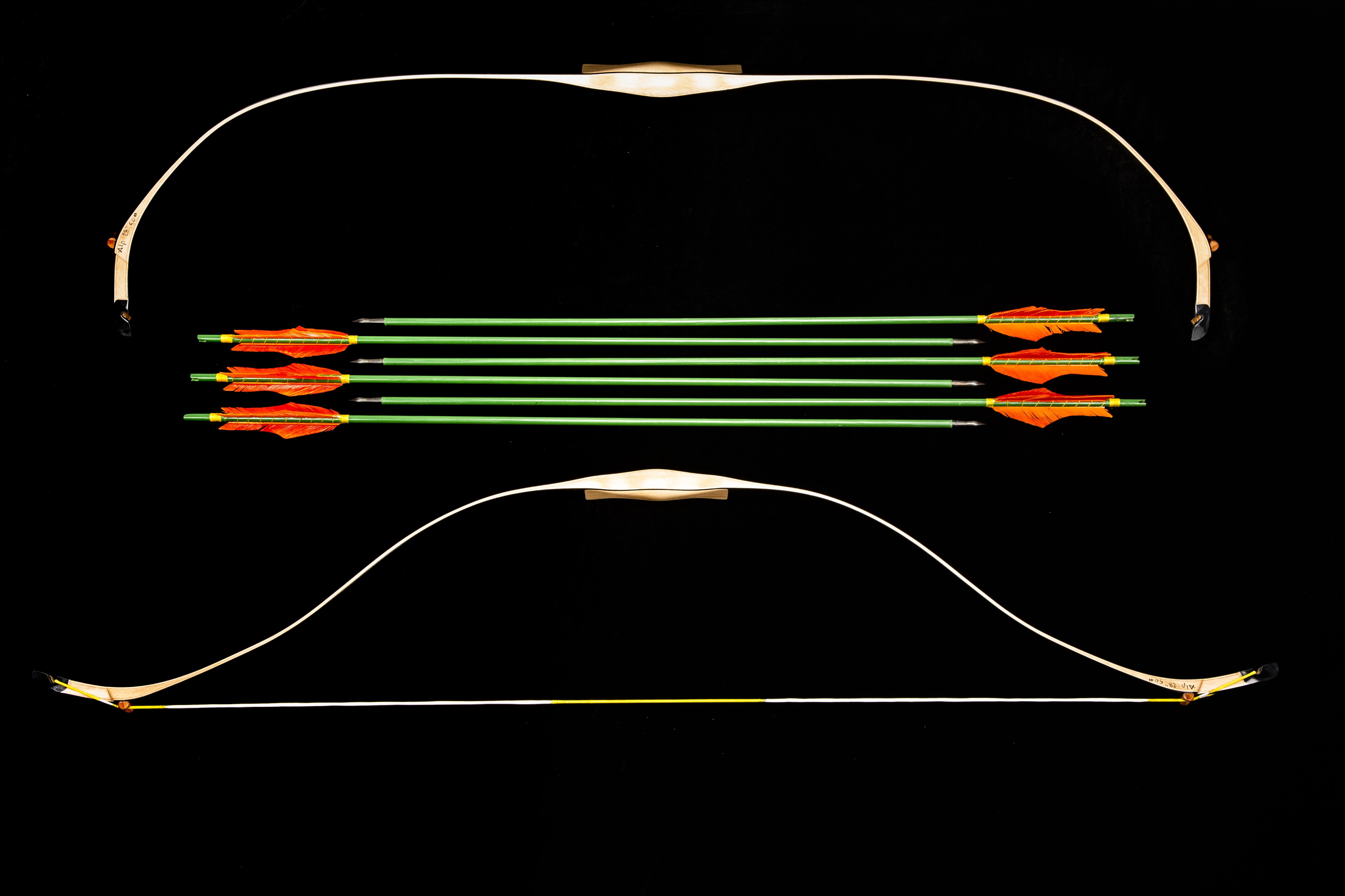 Turkish Bow Laminated Wooden Ottoman Bow Traditional Horse Bow Recurve Bow Mounted Archery Bow Target Archery Short Bow 20 - 100 pound (35 Pounds)