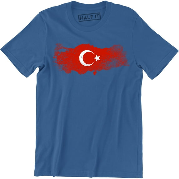 Turkish Coat Of Arms Flag Men's - Football Athletics Turkey T-Shirt