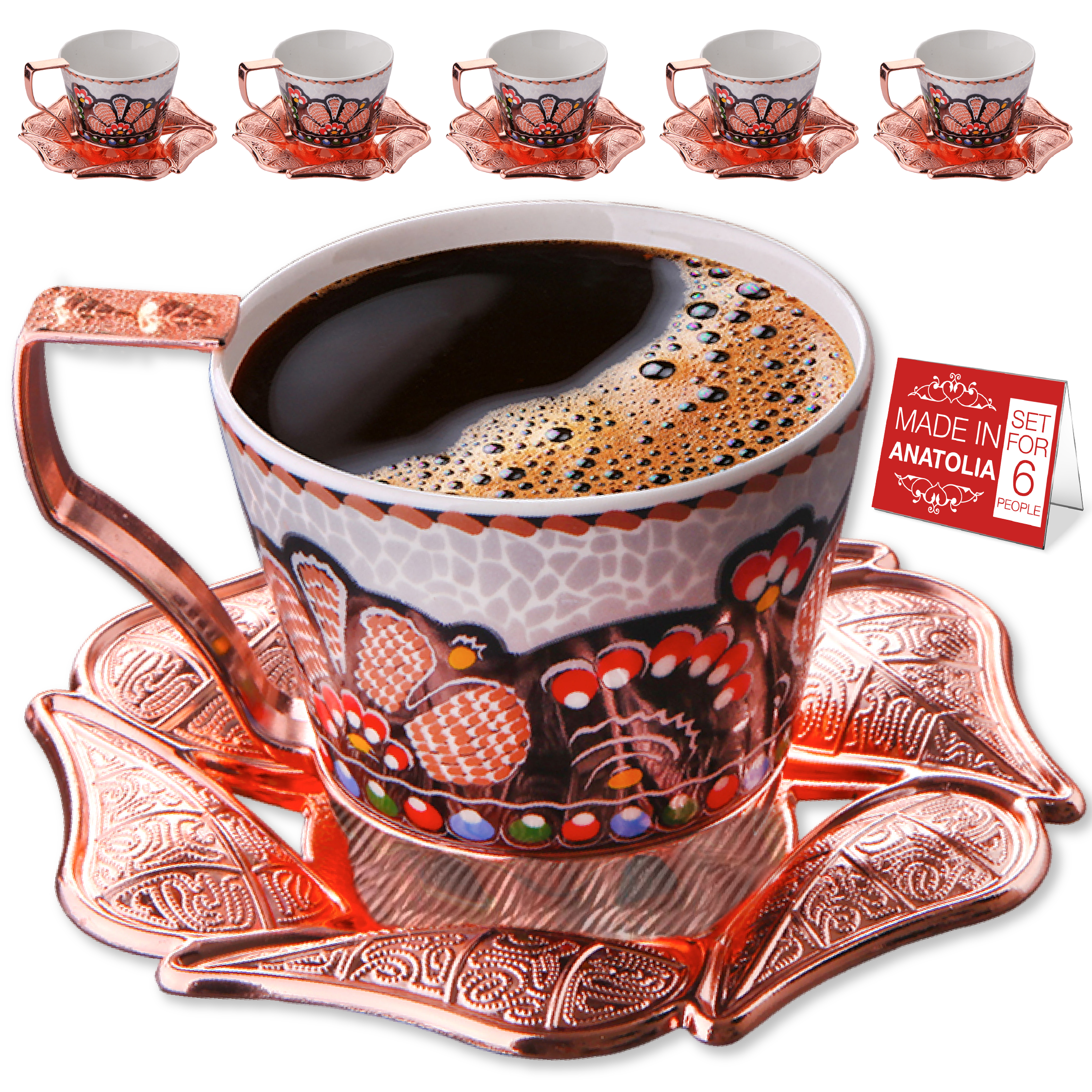 その他 antiquerose5011 Coffee cup with saucer indi gray Surface – Serax US