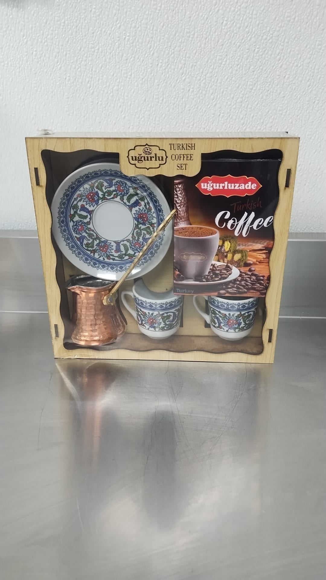 Turkish Coffee Gift Set – Ugurluzade Coffee with Copper Pot