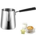 thumbnail image 1 of Turkish Coffee Pot, 20oz Milk Warmer Pot, Stainless Steel Butter Warmer, Chocolate and Butter Melting Pot for Home Cafe, 1 of 8
