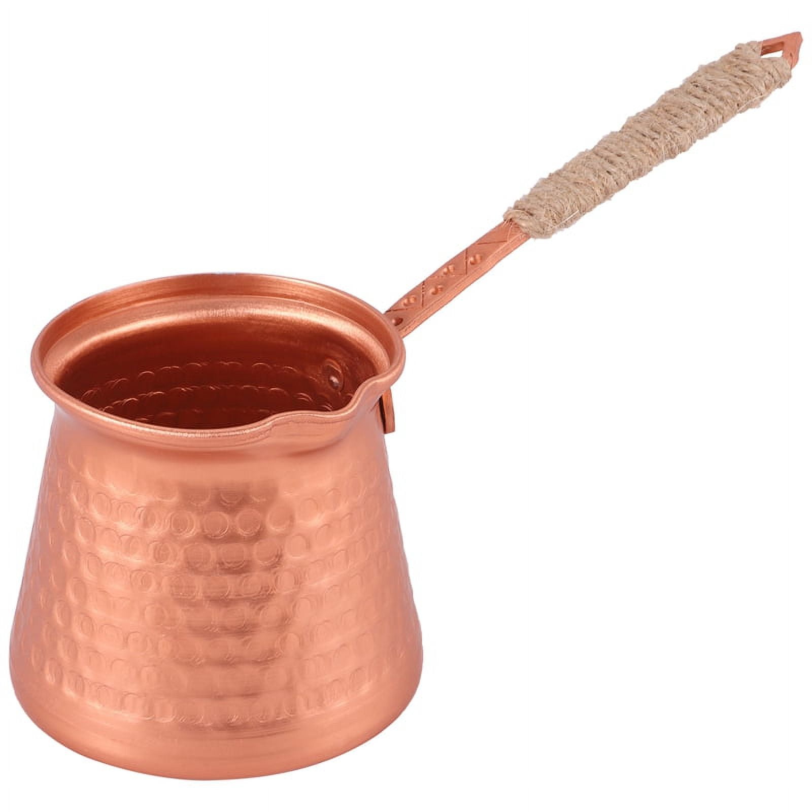 Turkish Coffee Pot Set, 3 Pcs Copper