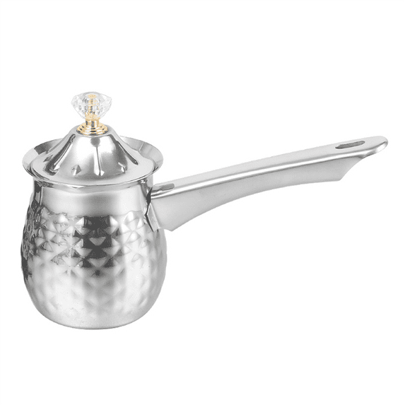 Turkish Coffee Pot,Coffee Maker Stainless Steel Pot, Chocolate-Milk Warmer with Spout 200Ml
