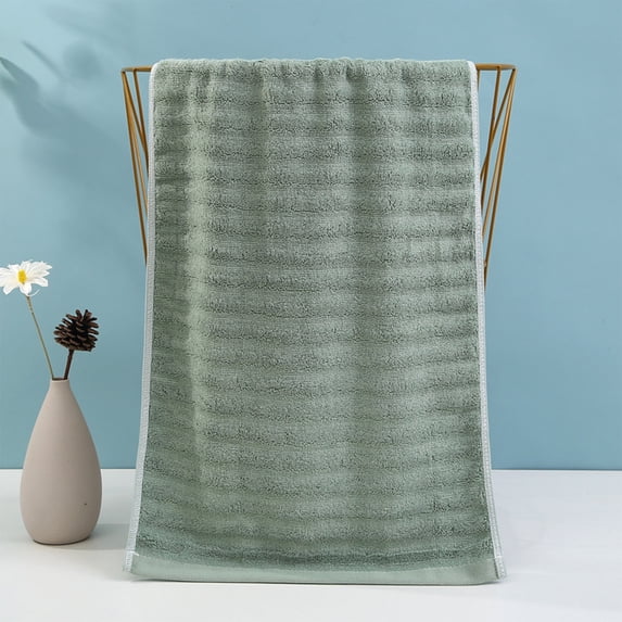 Turkish Cotton Bath Towel Large 29x13 Inch Soft Absorbent Lightweight for Bathroom Beach Shower Gym