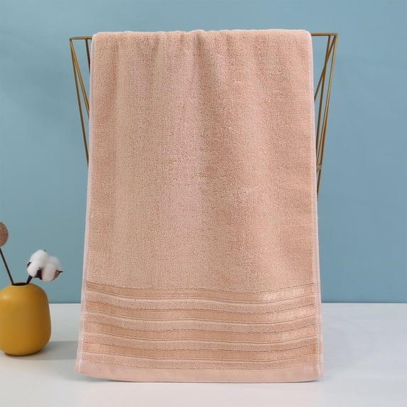 Turkish Cotton Bath Towel, Large 35 x 75 cm, Extra Soft, Highly Absorbent Dry Towel for Bathroom, Beach, Shower, Gym
