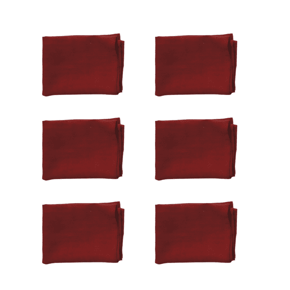 Turkish Cotton Napkins (Soft and Comfortable) Durable Linen Napkins | Reusable Dinner Napkin - Red