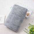 thumbnail image 1 of Turkish Cotton Oversized Luxury Bath Sheets，Jumbo & Extra Large Bath Towels Sheet for Bathroom and Shower with Maximum Softness & Absorbent(35 x 70 inches)- Grey, 1 of 7