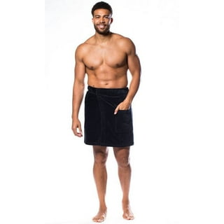 Men's short towel wrap sale