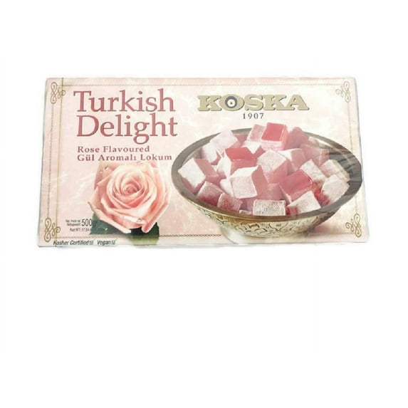 Turkish Delight Rose Flavoured 17.64 oz 1.10 Ibs 500 gr Lokum