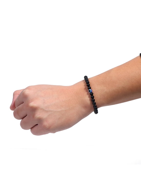 Turkish Evil Eyes Bracelet Natural Stone Beads for Women Men Yoga Jewelry