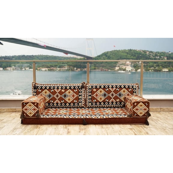 Turkish Floor Pillows, Brown Sectional Sofas, Floor Cushions, Floor Lounger, Arabic Sofa, Full Size Futon, Floor Cushion Seating, Couch Bed