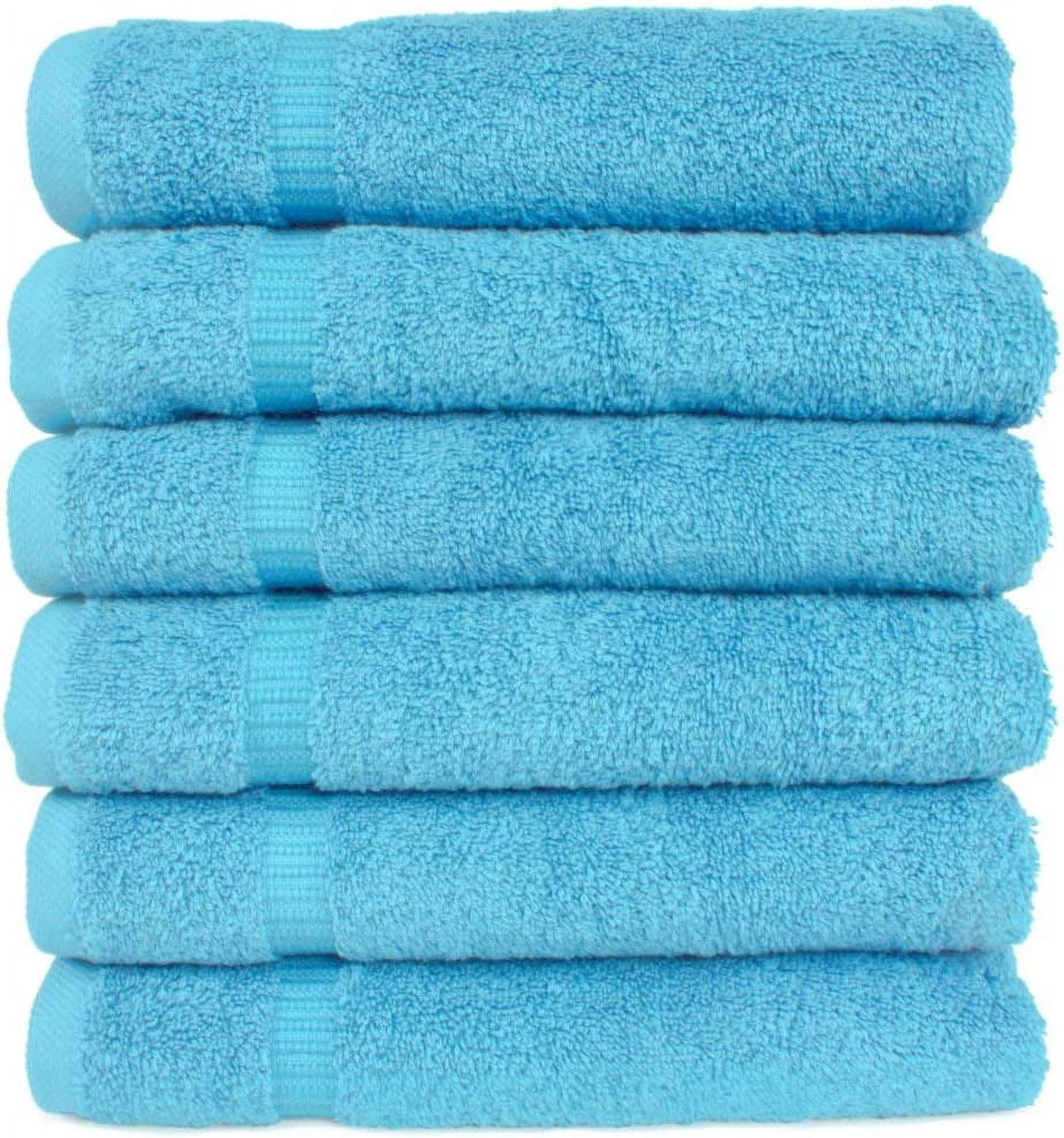 Turkish Hand Towels for Bathroom 6 Pc Towel Set Made with 100