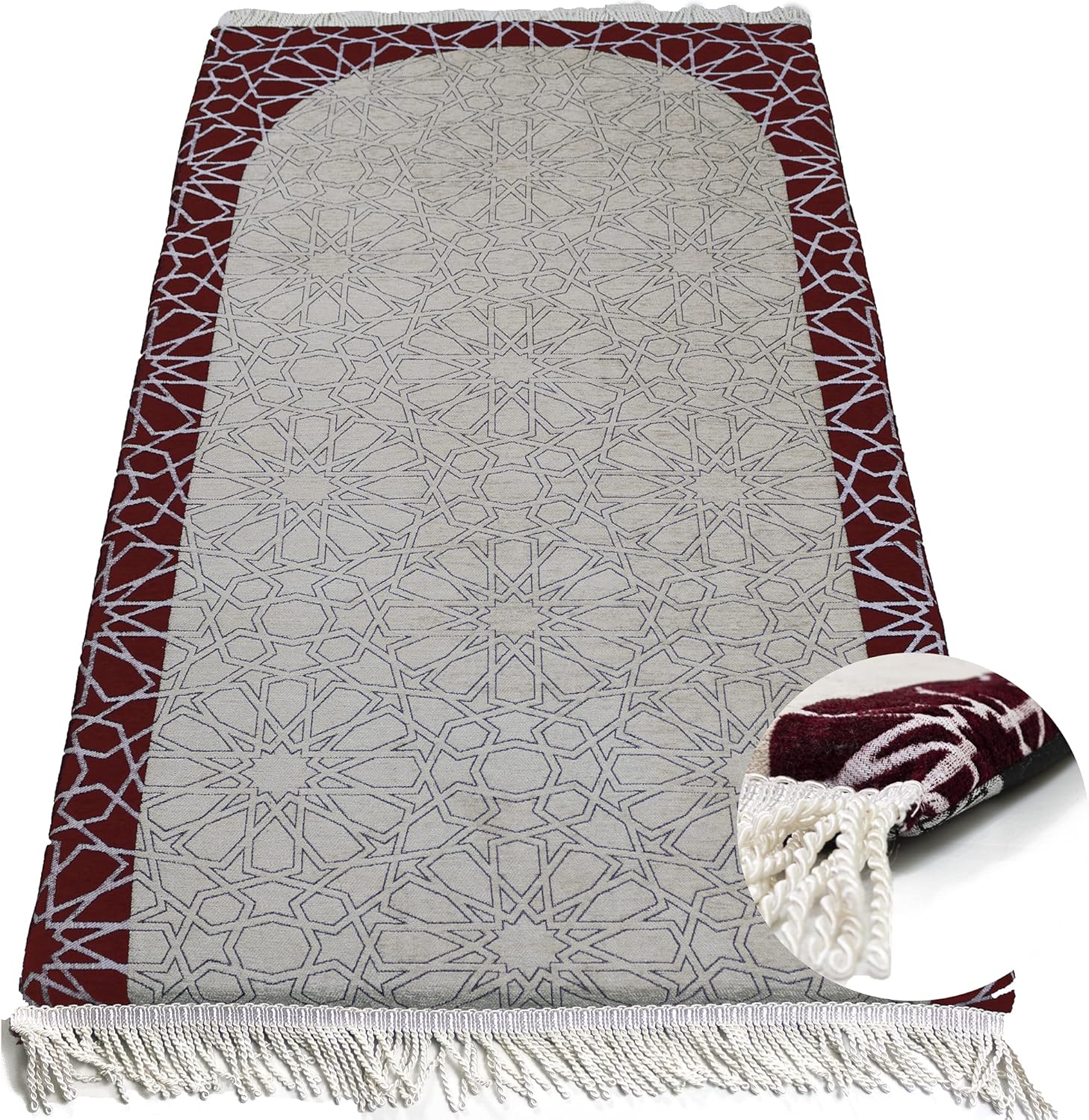 Turkish Islamic Prayer Rug Foldable Orthopedic Foam Janamaz Thick