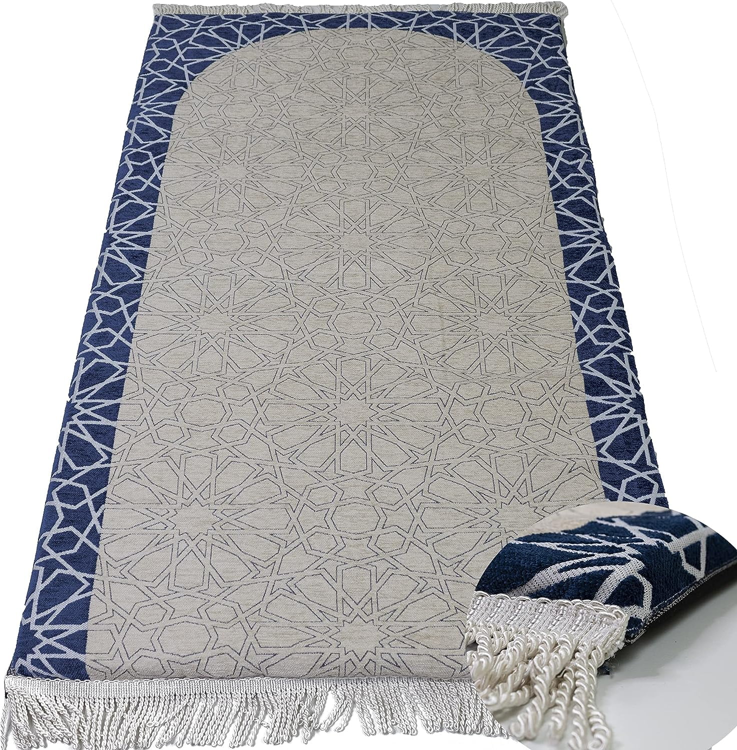 Turkish Islamic Prayer Rug Foldable Orthopedic Foam Janamaz Thick