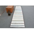 thumbnail image 1 of Turkish Kilim, Runner Kilim, Vintage Kilim, Antique Kilim, 31x135 inches White Kilim, Decorative Kilim, Hallway Kilim, 11587, 1 of 10