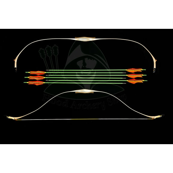 Turkish Laminated Bow Recurve Bow Traditional Medieval Ottoman Composite Bow Horse Archery Larp Bow for Target Hunting Archery