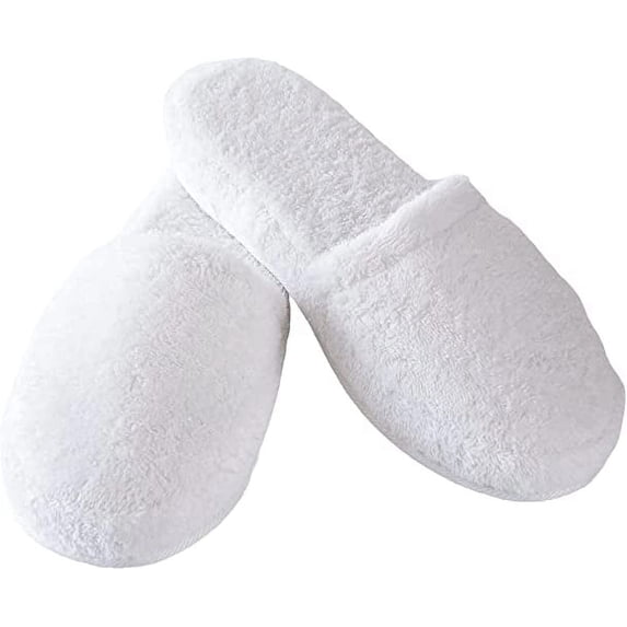 Turkish Luxury Spa Slippers for Men and Women, 100% Cotton Terry House Slippers Indoor/Outdoor, Made in Turkey