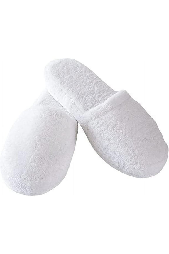 Turkish Luxury Spa Slippers for Men and Women, 100% Cotton Terry House Slippers Indoor/Outdoor, Made in Turkey