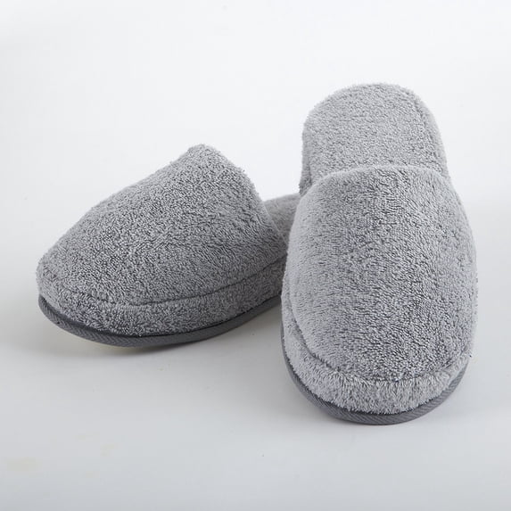 Turkish Luxury Spa Slippers for Men and Women, 100% Cotton Terry House Slippers Indoor/Outdoor, Made in Turkey