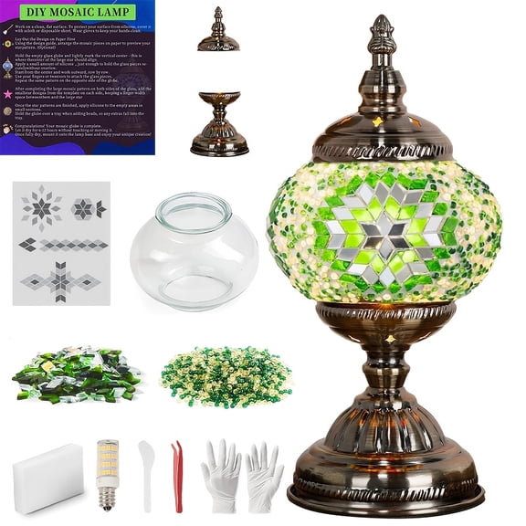 Turkish Moroccan Mosaic Table Lamp, Handmade Glass Bedside Night Light, Perfect for Bedroom And Living Room Decoration, Desk Lamp, Bedside Lamp, Ambient Light, Romantic Valentine's Day Gift