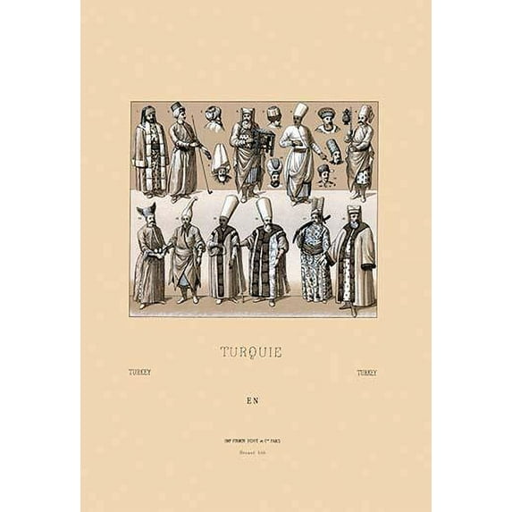 Turkish Noblemen-Fine Art Canvas Print (20" x 30")