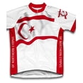 thumbnail image 1 of Turkish Republic  Of Northern Cyrpus Flag Short Sleeve Cycling Jersey  for Men - Size M, 1 of 3