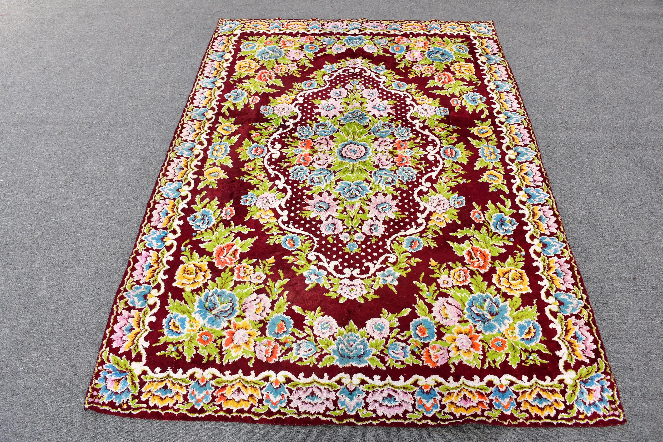 Turkish Rug, Area Carpet, Vintage Rug, Antique Rug, 56x80 inches