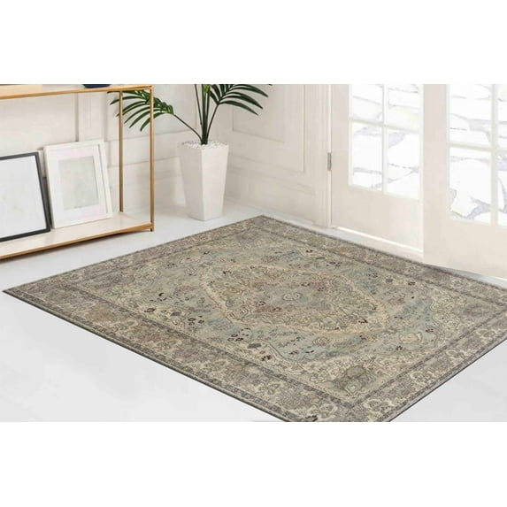 Turkish Rug, Bohemian Rug, Green Rug, Pattern Rug, Thin Rug, Cute Rug, Office Decor Rug, Easy to Clean Rugs, Antique Decor Rugs, Custom Rug, 2.6'x6.5' - 80x200 cm