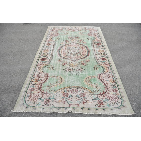 Turkish Rug, Living Room Rug, 5x9 ft, Oushak Rug, Salon Rug, Organic Rug, Handmade Rug, Decorative Rug,Oriental Rug, Vintage Rug, 6782