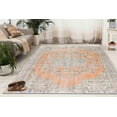 thumbnail image 1 of Turkish Rug, Machine Washable Rug, Orange Rug, Personalizeds Rug, Luxury Rugs, Gift For Him Rugs, Car Mat Rugs, Purple Rugs, Entry Rug, 2.6'x9.2' - 80x280 cm, 1 of 8