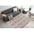 thumbnail image 1 of Turkish Rug, Muted Rug, Ethnic Pattern Rug, Soft Rug, Large Rug, Nursery Rug, 3D Printeds Rug, Door Mat, Geometric Pattern Rug, Home Decor, 3.3'x6.5' - 100x200 cm, 1 of 4