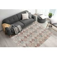 thumbnail image 1 of Turkish Rug, Muted Rug, Ethnic Pattern Rug, Soft Rug, Large Rug, Nursery Rug, 3D Printeds Rug, Door Mat, Geometric Pattern Rug, Home Decor, 2.6'x9.2' - 80x280 cm, 1 of 4