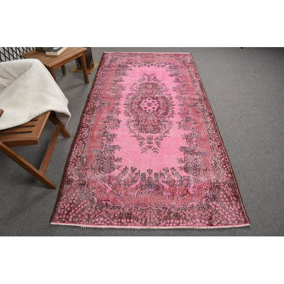 Turkish Rug, Oushak Rugs, Colorful Rug, Boho Rug, 4x8 ft Area Rugs, Vintage Rug