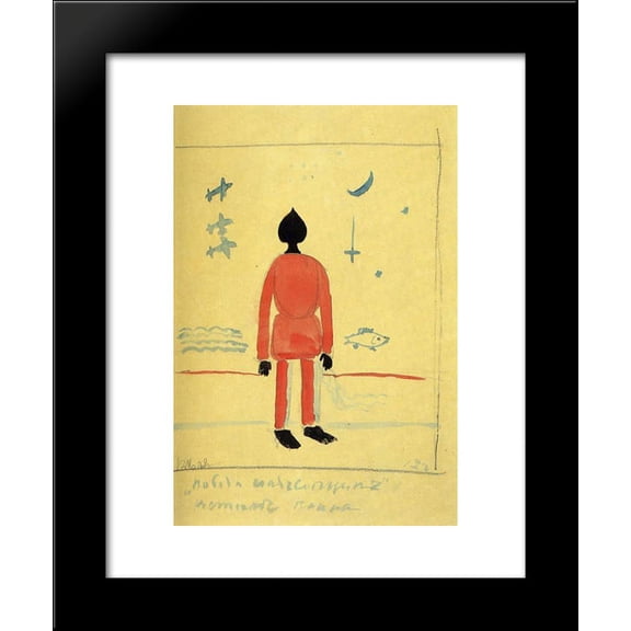 Turkish Soldier 20x24 Framed Art Print by Malevich, Kazimir