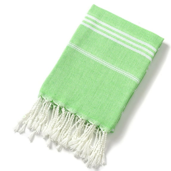 Turkish Style Beach Towel Woven Stripes Design Soft Polyester Fabric for Comfort and