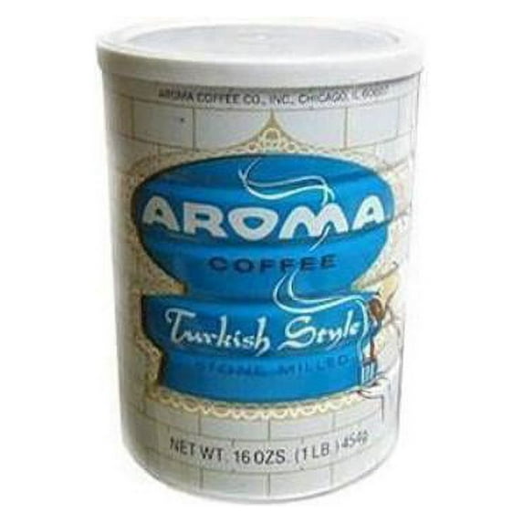 Turkish Style Ground Coffee (AROMA) (1 lb) 454g Can