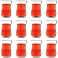 Turkish Tea Glasses, Set of 12 Authentic Turkish Tea Cups, 4 Ounce Tea