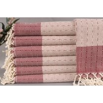 Turkish Towel, Embroidered Beach Towel, Burgundy Towel, Diamond Towel, 40x71 Inches Bridesmaid Beach Towel, Yoga Towel, Hammam Towel,