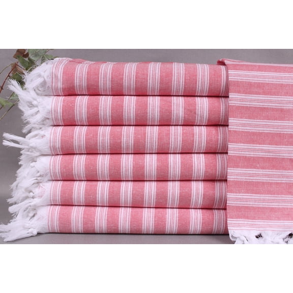 Turkish Towels Beach, Monogram Beach Towel, Red Towel, Striped Towel, 40x71 Inches bride beach towel, Wedding Towel, Sauna Towel,