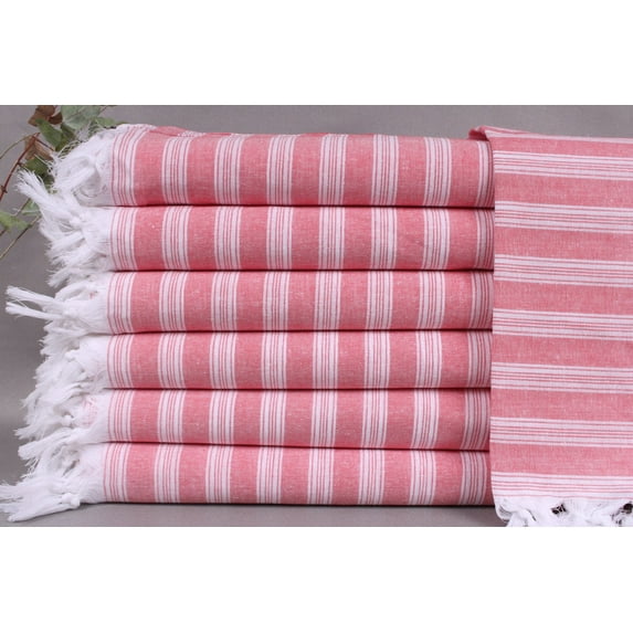 Turkish Towels Beach, Monogram Beach Towel, Red Towel, Striped Towel, 40x71 Inches bride beach towel, Wedding Towel, Sauna Towel,