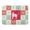 thumbnail image 1 of Turkish Van Cat Love Machine Washable Memory Foam Mat Red, 1 of 4