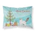 thumbnail image 1 of Turkish Van Cat Merry Christmas Fabric Standard Pillowcase CK4733PILLOWCASE, 1 of 4