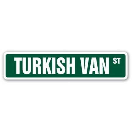 Turkish Van Street [3 Pack] of Vinyl Decal Stickers | Indoor/Outdoor | Funny decoration for Laptop, Car, Garage , Bedroom, Offices | SignMission