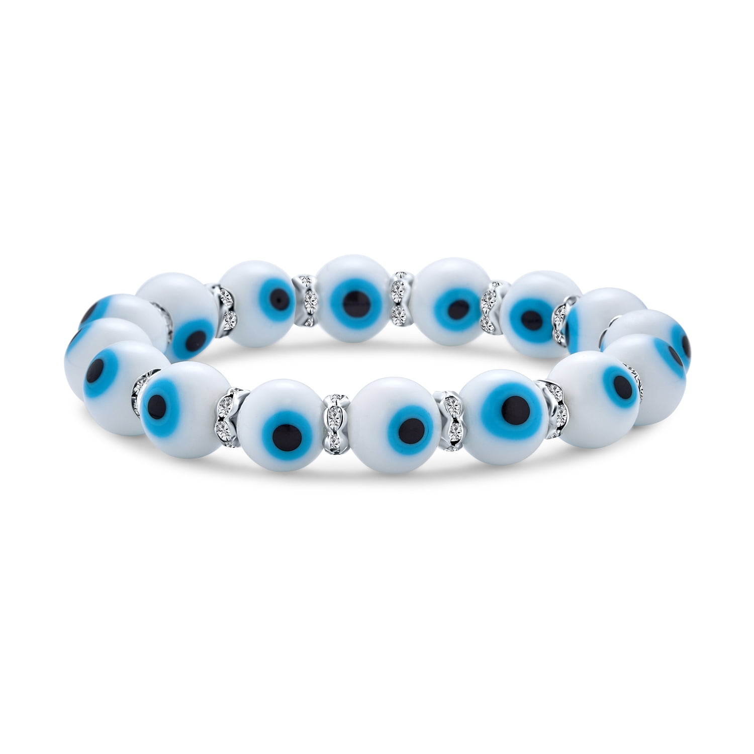 Evil Eye Bead Bracelet, Seed Beads Bracelet, Beaded Evil Eye, Blue Evil Eye  Bead, Evil Eye Jewelry, Everyday Bracelet, Blue Red White Beads -   Sweden